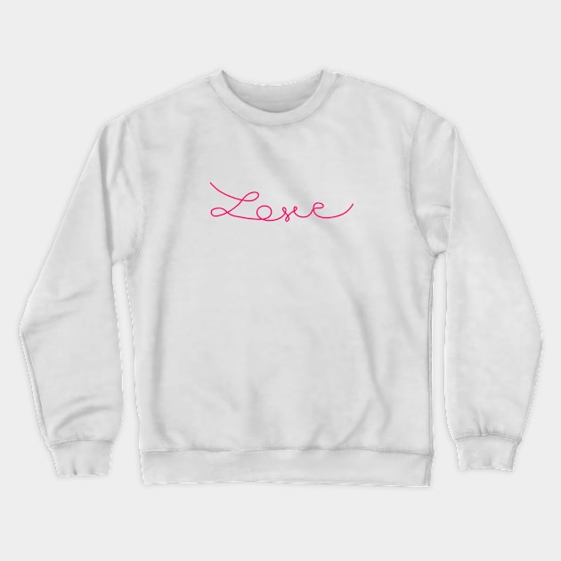 Love is not cancelled valentines day Crewneck Sweatshirt by SkelBunny